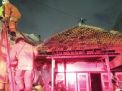 Sebuah Rumah Kontrakan di Surabaya yang Dihuni 4 Keluarga Terbakar