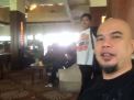 Ahmad Dhani saat di Hotel Majapahit Surabaya/dok.jatimnow.com