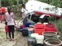 Droping air bersih di wilayah Blitar