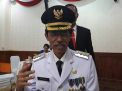 Bupati Magetan Suprawoto seusai pelantikan di Gedung Negara Grahadi, Senin (24/9/2018).