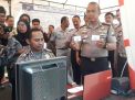 Kombes Pol Rudi Setiawan saat launching alat digital ujian praktek SIM.