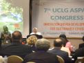 Wali Kota Risma saat pra kongres UCLG Asia Pasific ke-7 di Gedung Dyandra Convention Hall, Rabu, (12/9/2018).