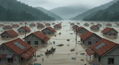 Banjir Rendam Puluhan Rumah di Jember, Kepala Bapenda Sebut Kerakusan Developer