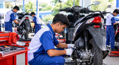 Libatkan 350 SMK, Pemprov Jatim Siapkan Layanan Servis Gratis untuk 8.100 Motor