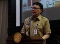 Menteri Dalam Negeri (Mendagri) Republik Indonesia Tjahjo Kumolo saat menjadi keynot speakers di Unair, Surabaya, Senin (24/9/2018).