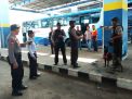 Suasanan pengamanan di Terminal Arjosari, Malang