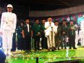 Cawapres Ma'ruf amin pada acara konsolidasi kader PKB Jatim di DBL Arena, Surabaya, Sabtu (29/9/2018).