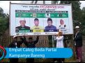 Video: Empat Caleg Beda Partai Kampanye Bareng