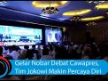Video: Gelar Nobar Debat Cawapres, Tim Jokowi Makin Percaya Diri