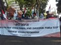 Aliansi Mahasiswa Jawa Timur Gelar Aksi Tuntut Kampanye Pilpres Damai