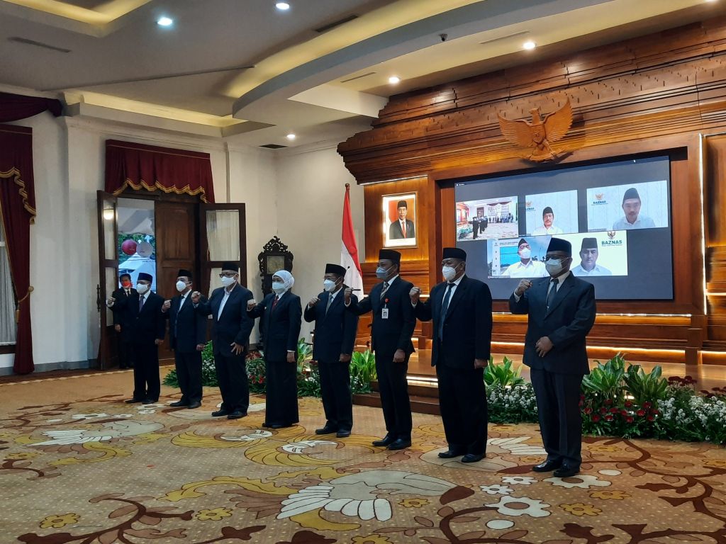 Pelantikan Kepala Badan Amil Zakat Nasional (Baznas) Provinsi Jatim.