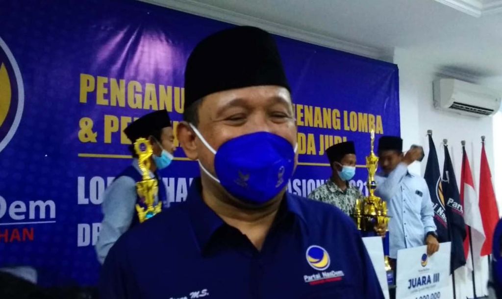 Ketua Satgas HSN 2021 NasDem Jatim Ipong Muchlissoni