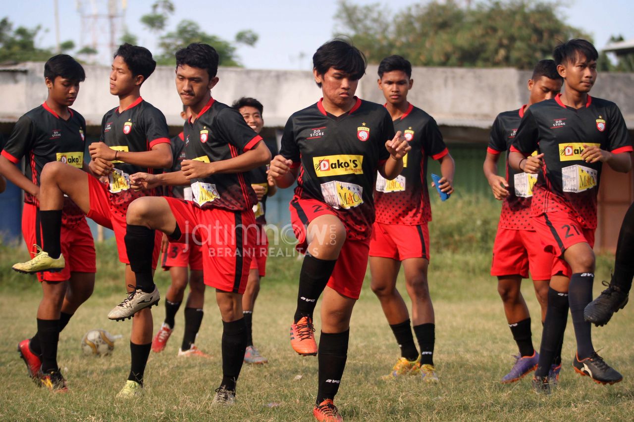 Tim Persik Kembangan saat beruji coba ke Kota Pasuruan