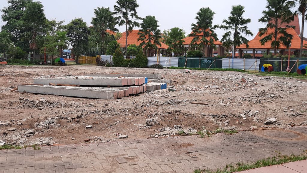 Proyek Rehabilitasi Alun-alun Kota Mojokerto