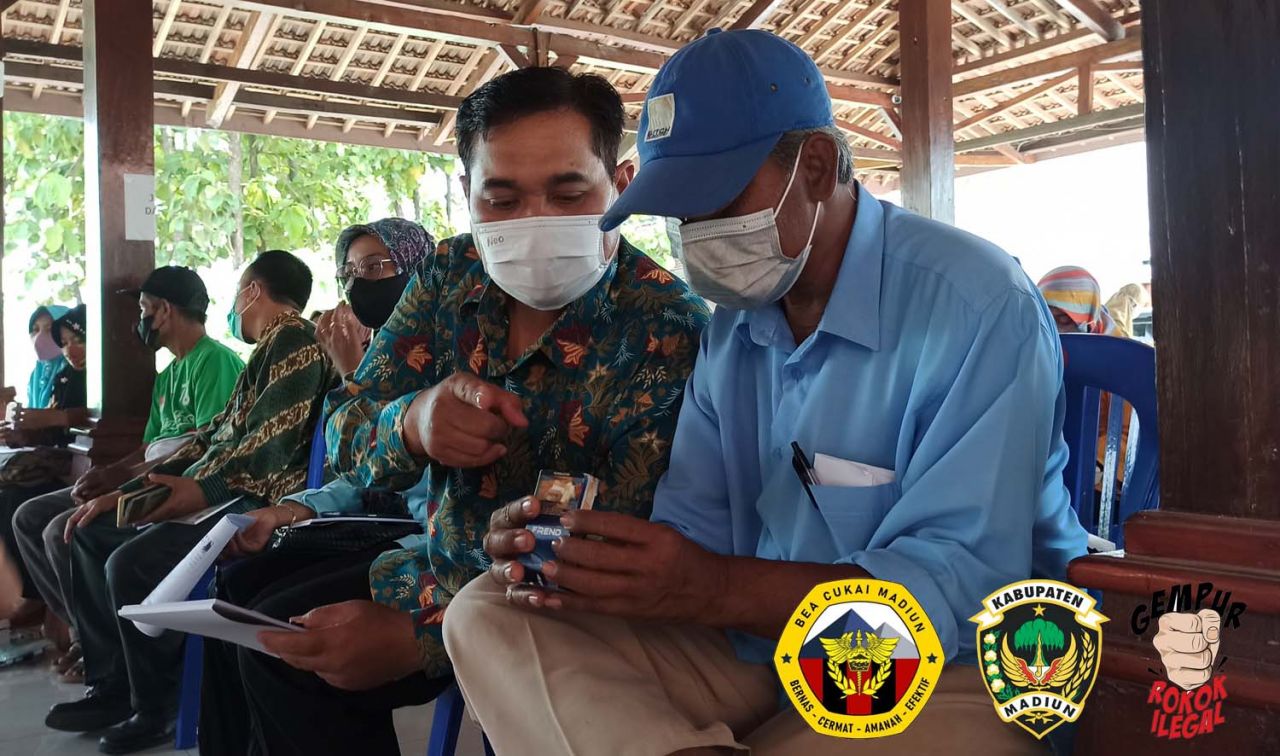 Sosialisasi ciri-ciri rokok ilegal di Kabupaten Madiun