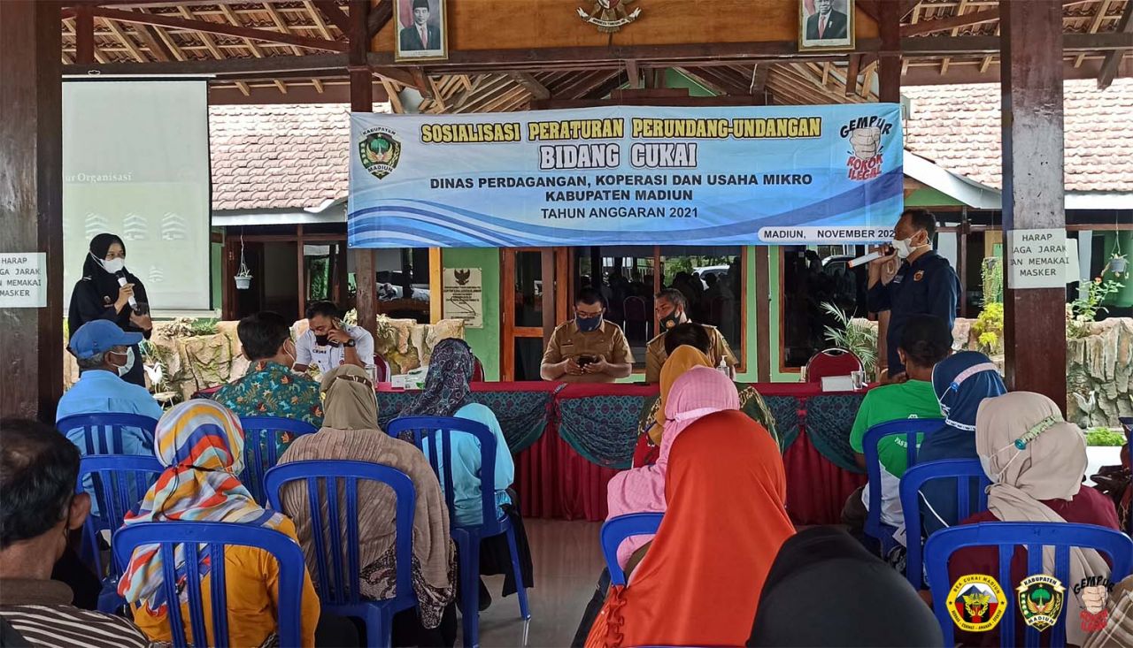 Sosialisasi ciri-ciri rokok ilegal di Kabupaten Madiun