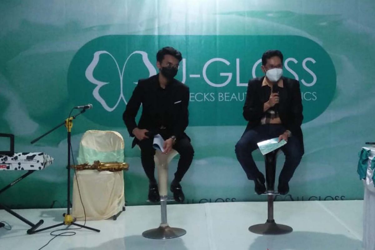 Launching produk pencerah wajah berbahan organik di Surabaya