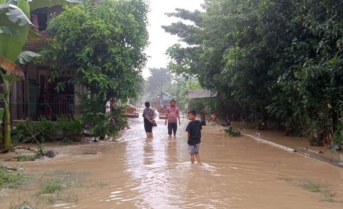 Intensitas Hujan Tinggi Tiga Kecamatan Di Jombang Banjir 0013