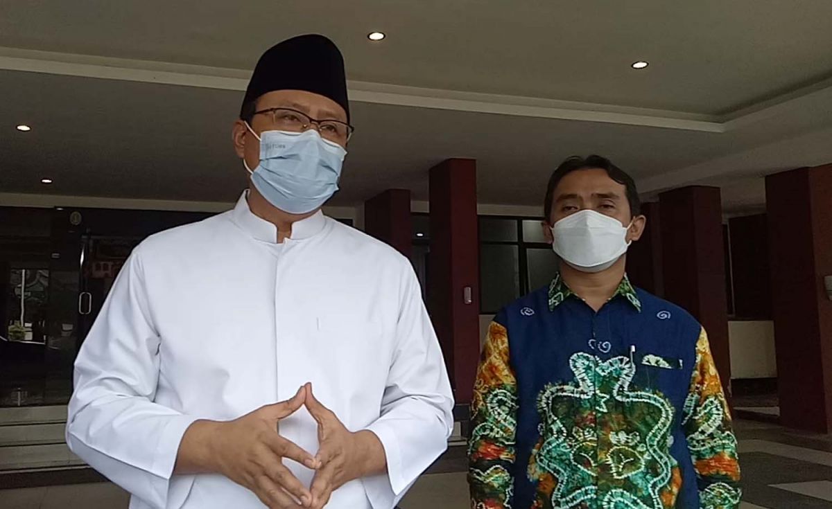 Wali Kota Pasuruan, Saifullah Yusuf atau Gus Ipul (kiri) dan wakilnya Adi Wibowo (Foto: Moch Rois/jatimnow.com)