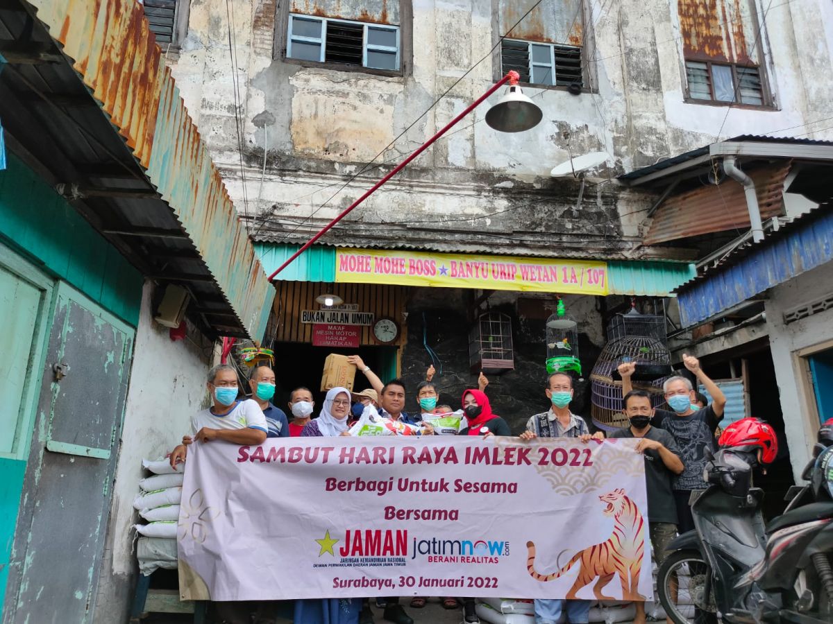 Menyambut perayaan Imlek tahun 2022, Jaman dan jatimnow.com berbagi ke sesama.