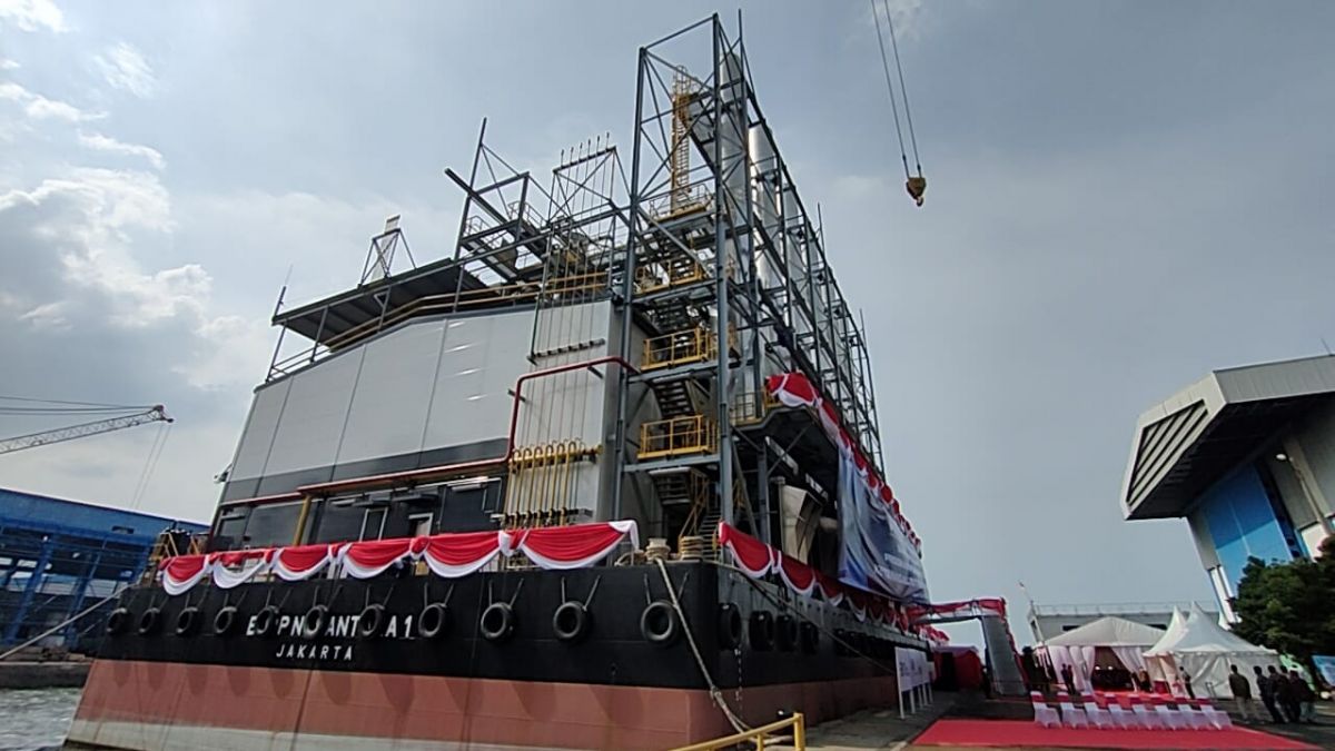 Sail away Barge Mounted Power Plant (BMPP) Nusantara 1.