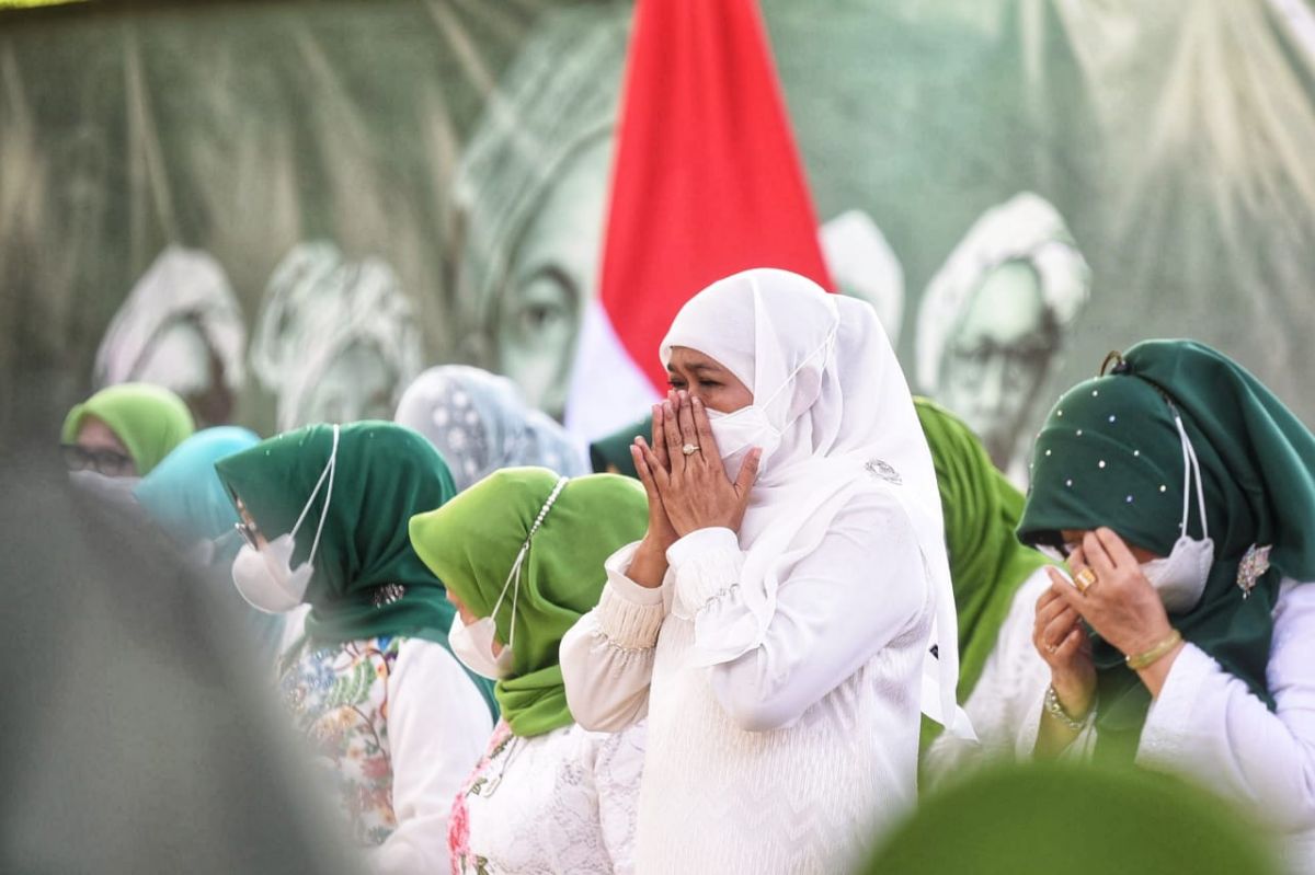 Gubernur Jatim, Khofifah Indar Parawansa di Bangkalan