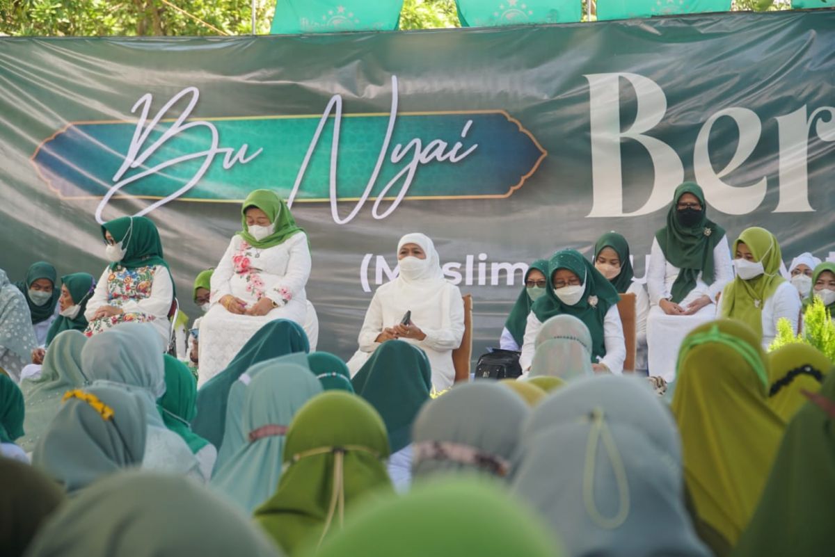 Gubernur Jatim, Khofifah Indar Parawansa di Bangkalan