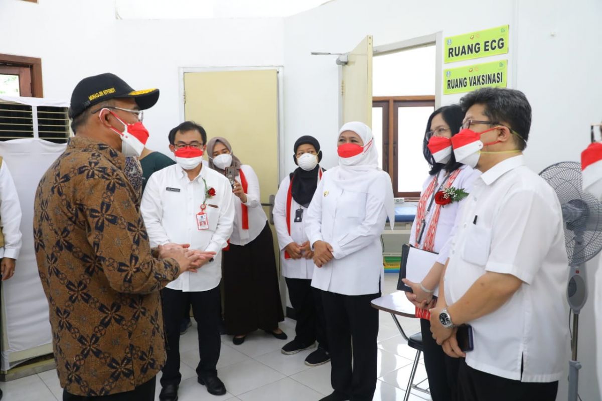 Peluncuran uji klinis Vaksin Merah Putih di RSU dr Soetomo