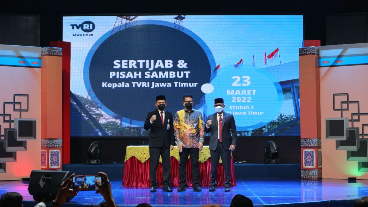 Serah terima jabatan dan pisah sambut Kepala TVRI Jawa Timur (Foto-foto: Fajar Mujianto/jatimnow.com)