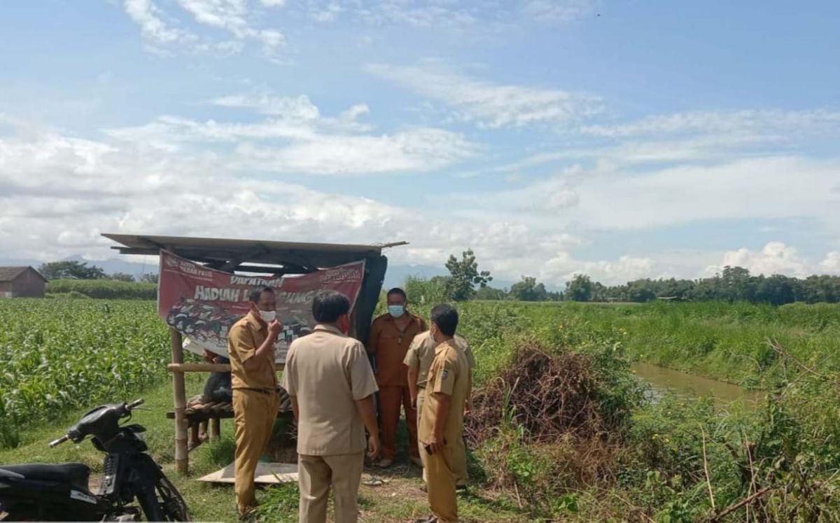 Lokasi tambang pasir diduga ilegal di Dusun Bodo, Desa Pulorejo, Kecamatan Ngoro, Kabupaten Jombang (Foto: DLH Kabupaten Jombang)