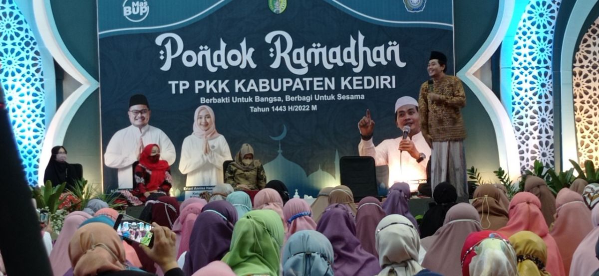 Penutupan kegiatan Pondok Ramadan TP PKK Kabupaten Kediri. (Foto: Humas Pemkab Kediri/jatimnow.com)