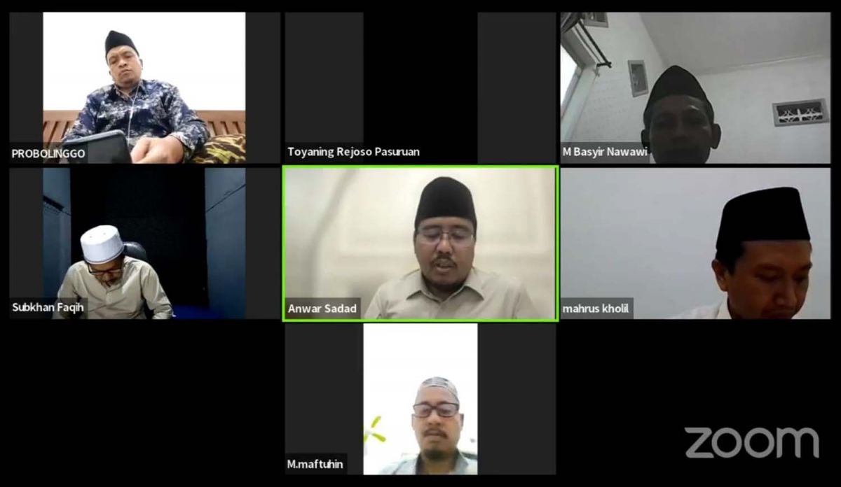 Tangkapan layar video kajian yang digelar Ketua Gerindra Jatim Anwar Sadad selama ramadan