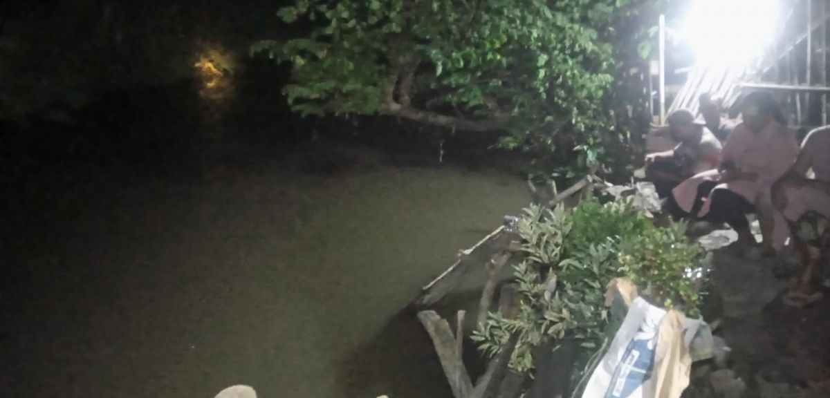 Lokasi pencarian korban di Sungai Pandokan Porong.(Foto: Zainul Fajar)