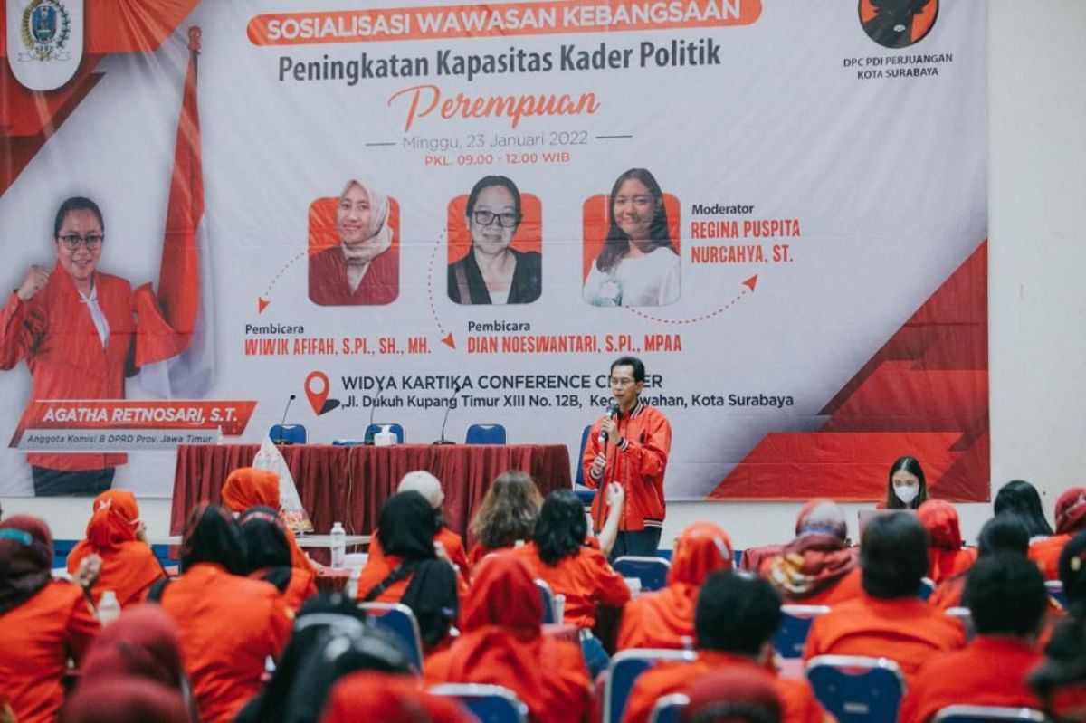 PDIP Surabaya siap sosialisasikan UU TPKS pada kader dan kaum milenial