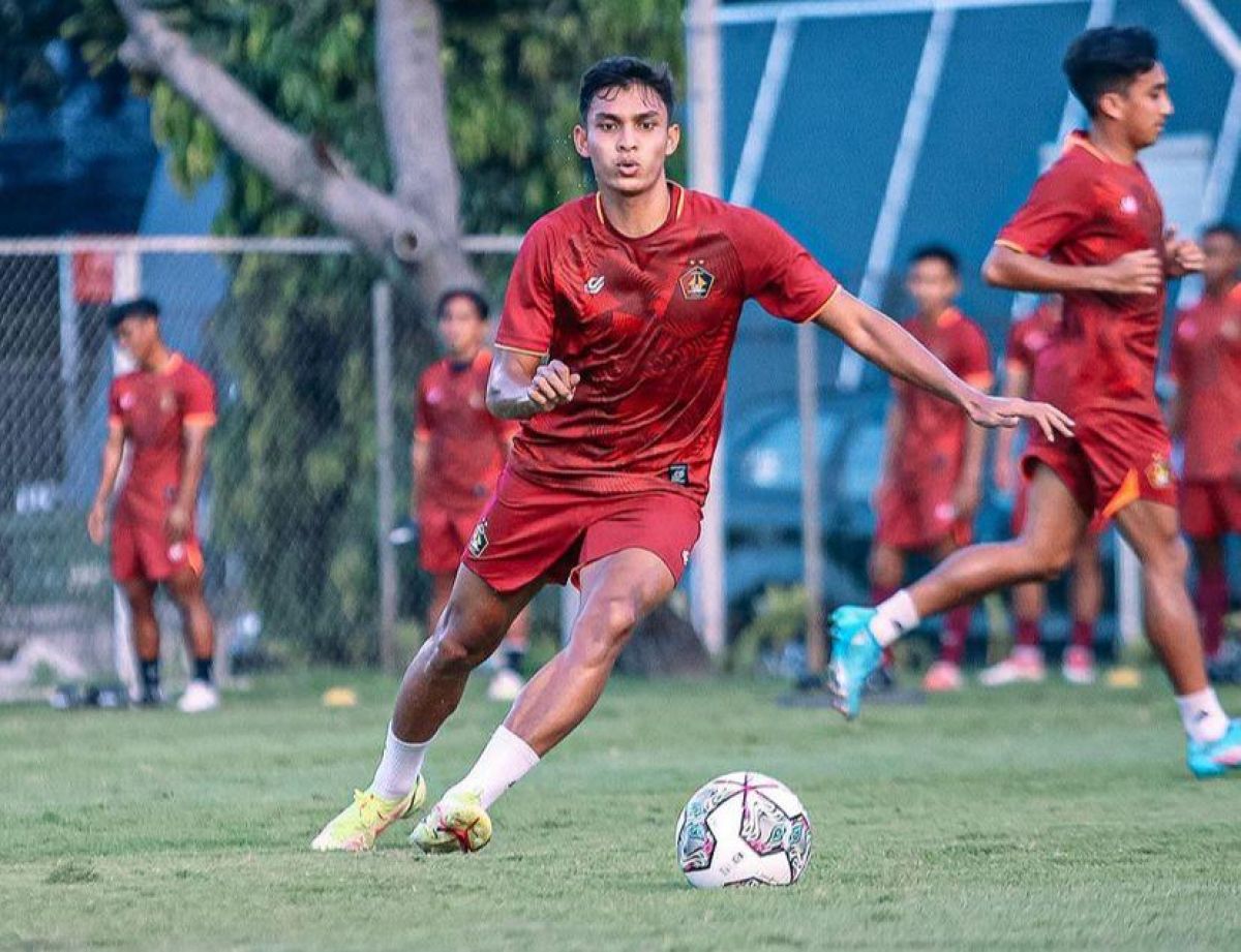 M Ridwan mengikuti latihan bersama Persik Kediri di Jakarta. (Foto : Instagram Persik Kediri/Jatimnow.com)