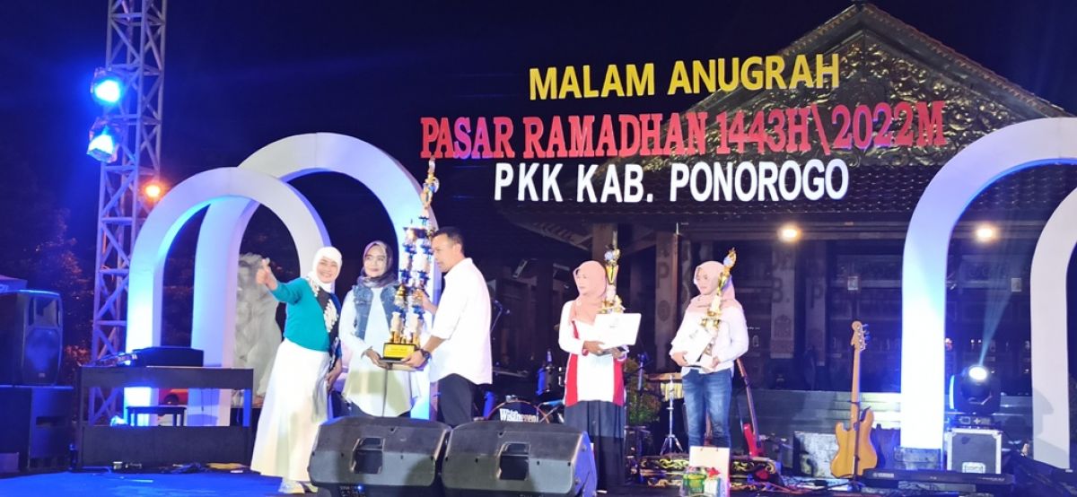 Malam Anugerah Pasar Ramadan 1434 H/2022.(Foto: Mita Kusuma/jatimnow.com)