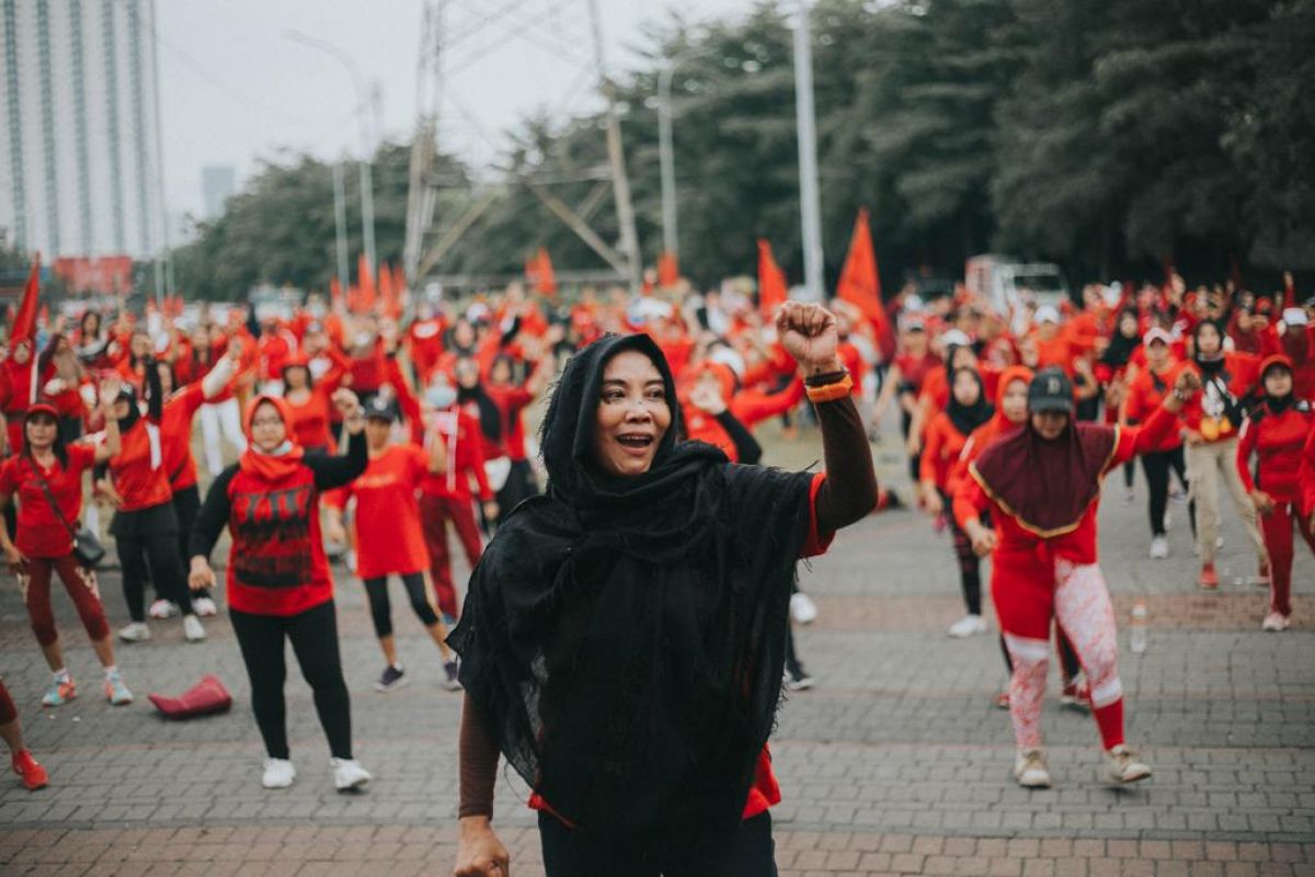 PDIP Surabaya gelar Senam Indonesia Cinta Tanah Air (SICITA) serentak dalam rangka Harkitnas