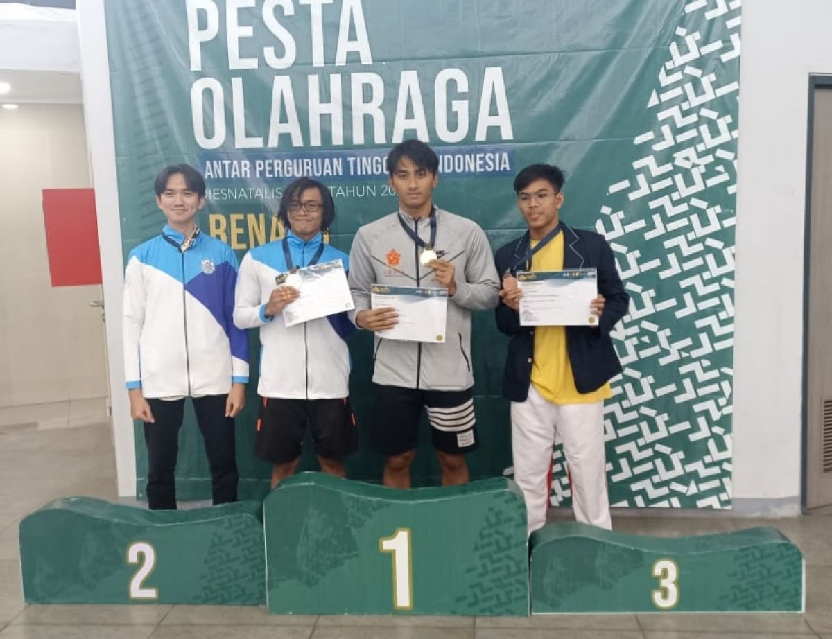 Atlet mahasiswa Universitas Surabaya menyabet prestasi dalam Pesta Olahraga Antar Perguruan Tinggi se-Indonesia. (Foto: Humas Ubaya/jatimnow.com)