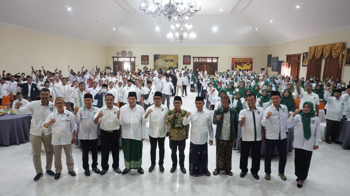 Silaturahmi dan Konsolidasi Akbar DPC PKB Kota Batu. (Foto: Galih Rakasiwi/jatimnow.com)