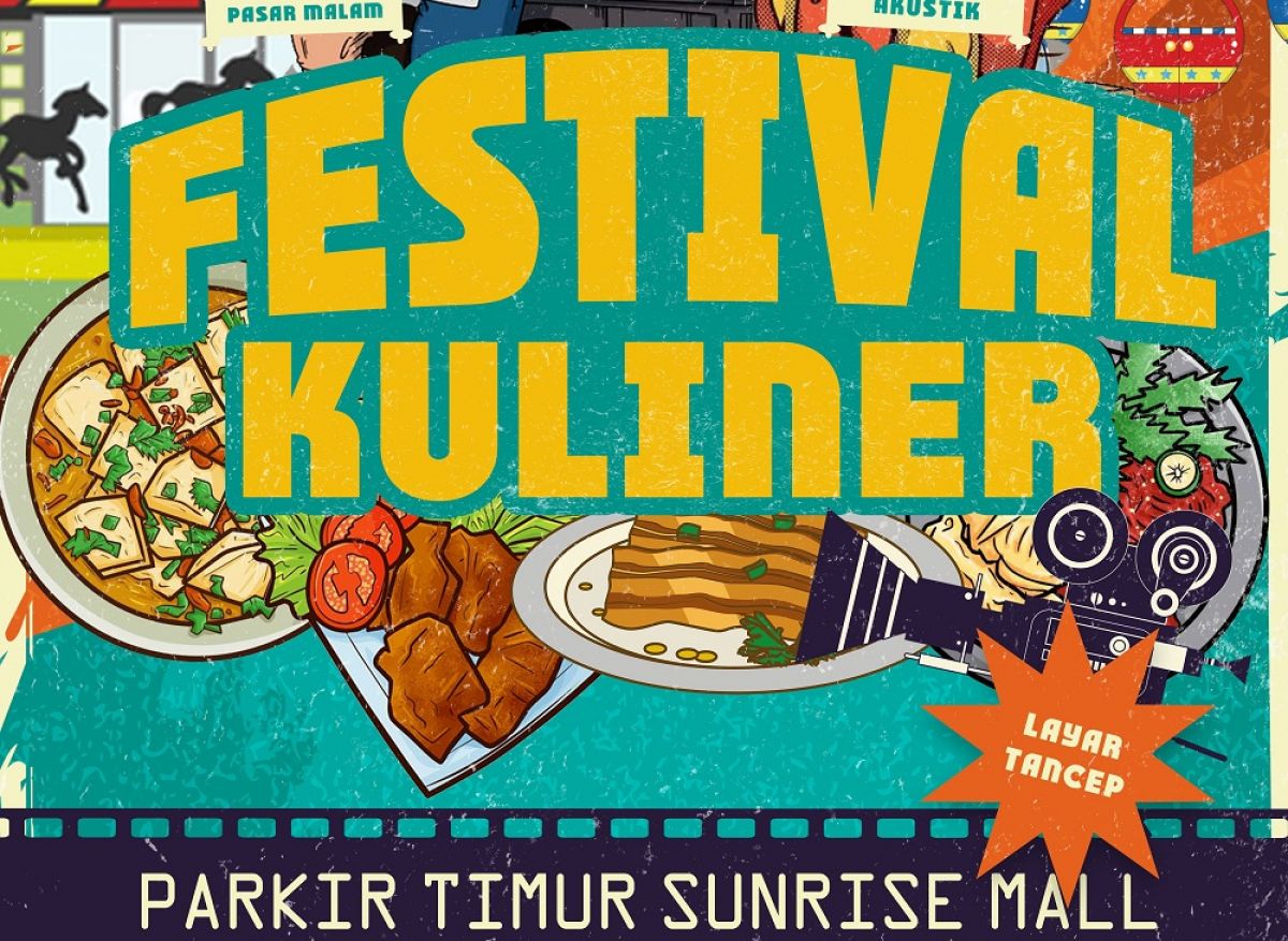 Banner Festival Kuliner Legendaris yang akan digelar Pemkot Mojokerto. (Foto: Diskominfo Kota Mojokerto for jatimnow.com)