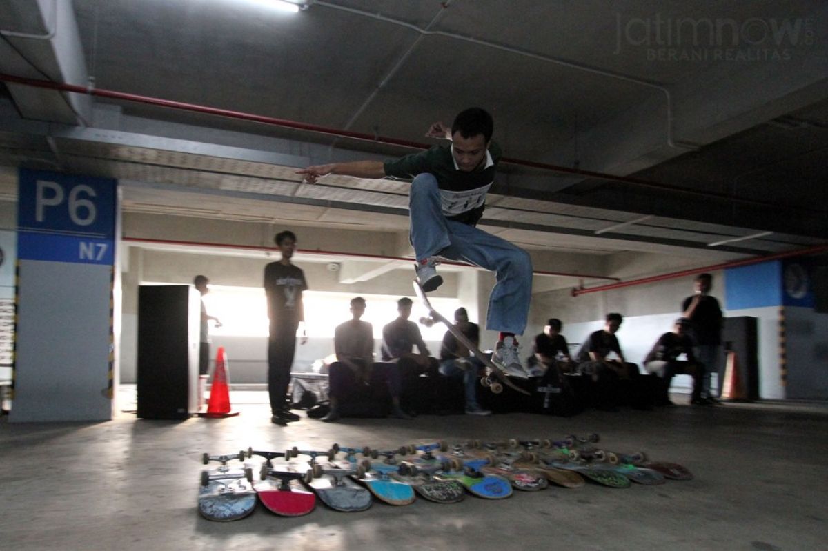 lomba skateboard.(Foto: Sahlul Fahmi)