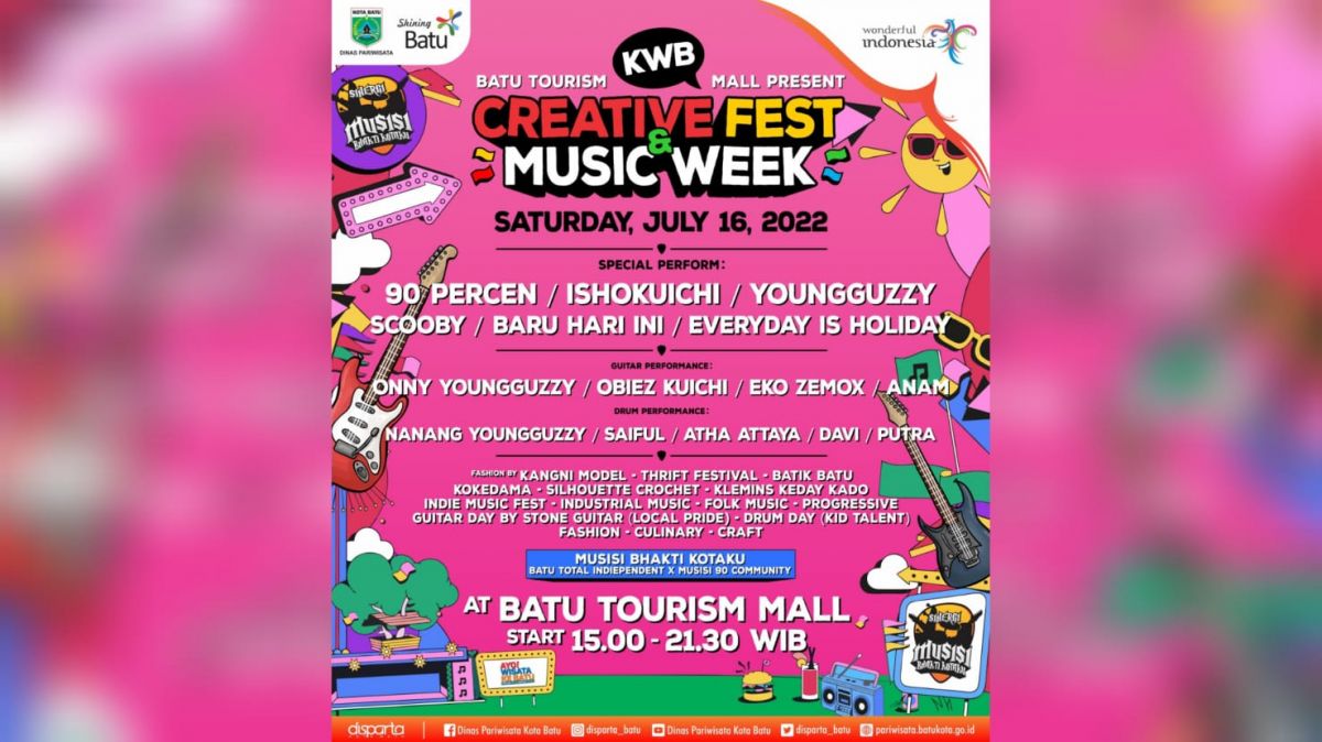 KWB Creative Fest & Music Week di Batu Tourism Mall, hari ke-2.
