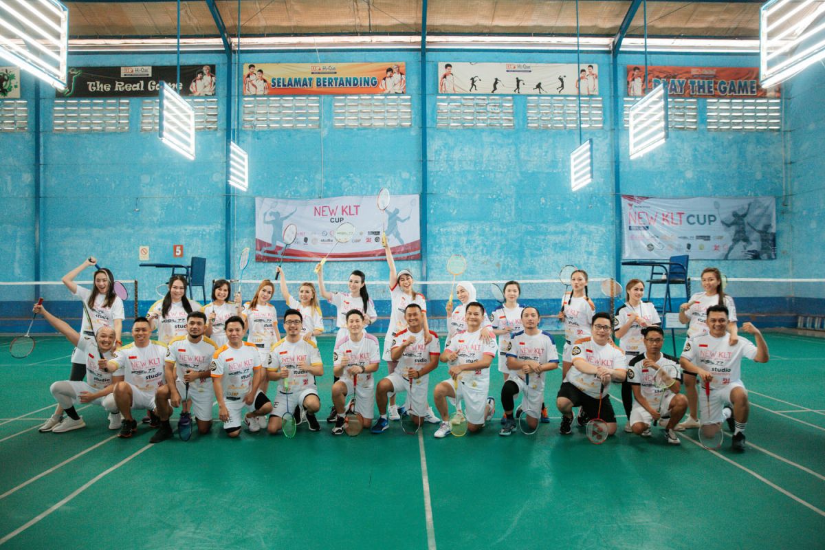 Bulutangkis New KLT Cup yang digelar J Komunitas untu merayakan HUT Kemerdekaan RI 