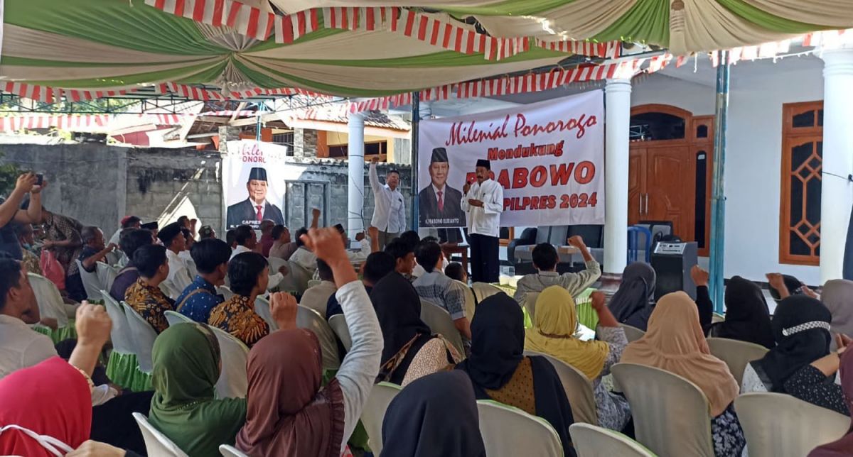 Deklarasi kaum milenial di Ponorogo dukung Prabowo maju Pilpres 2024