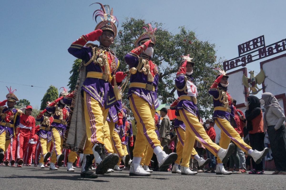Kemeriahan Karnaval Kemerdekaan yang digelar Pemkot Mojokerto