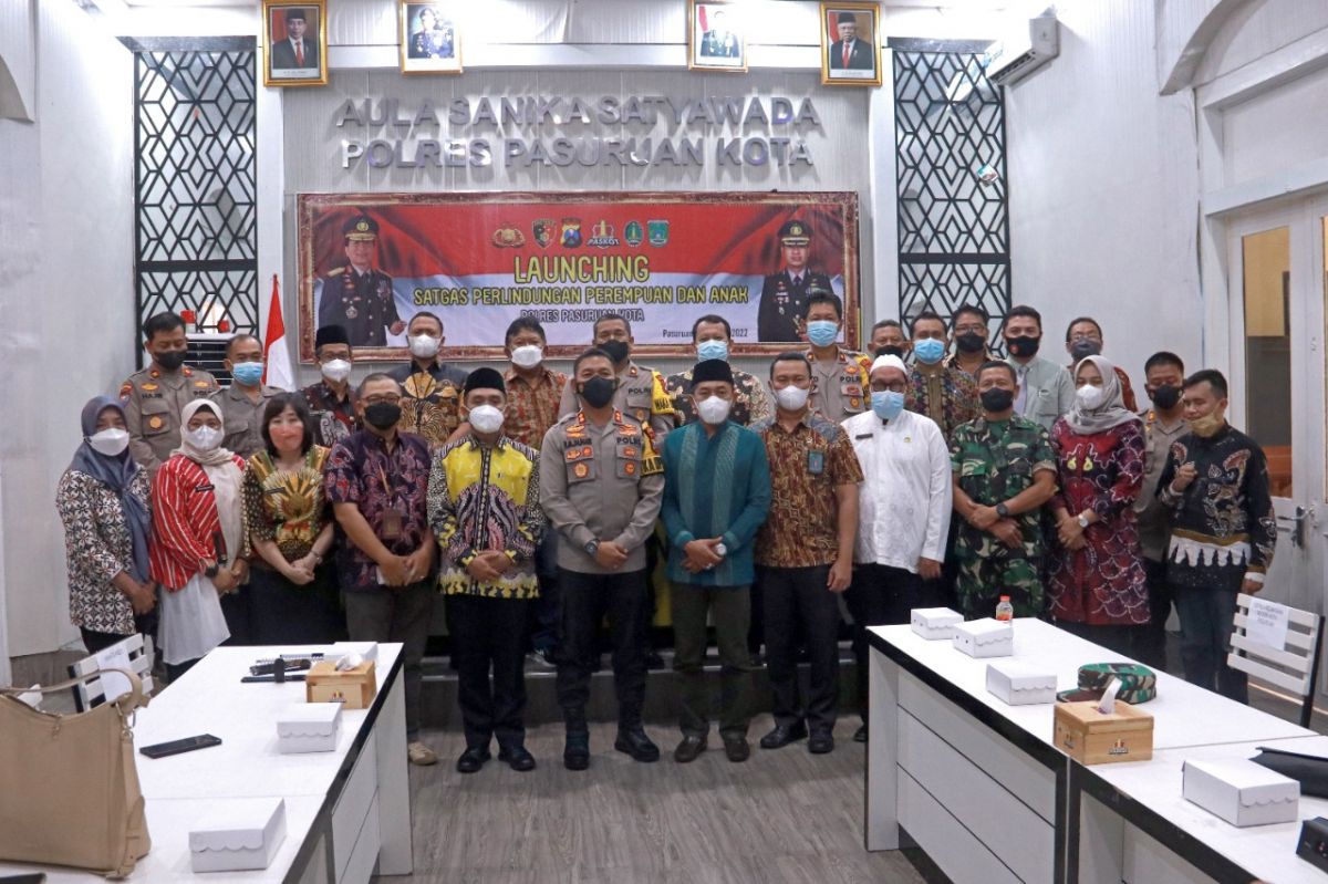 Launching Satgas PPA di Kota Pasuruan.