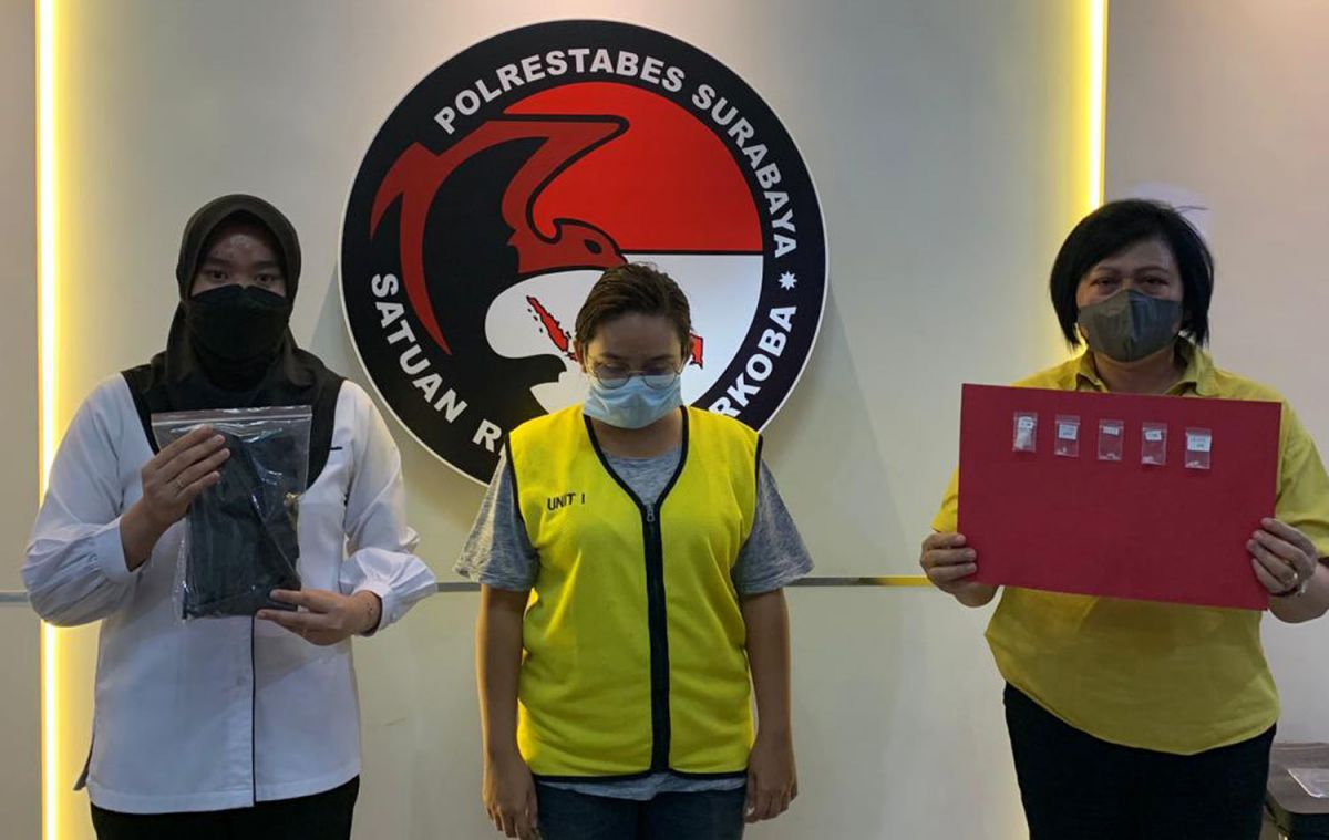 Mama muda di Surabaya yang terlibat peredaran narkoba