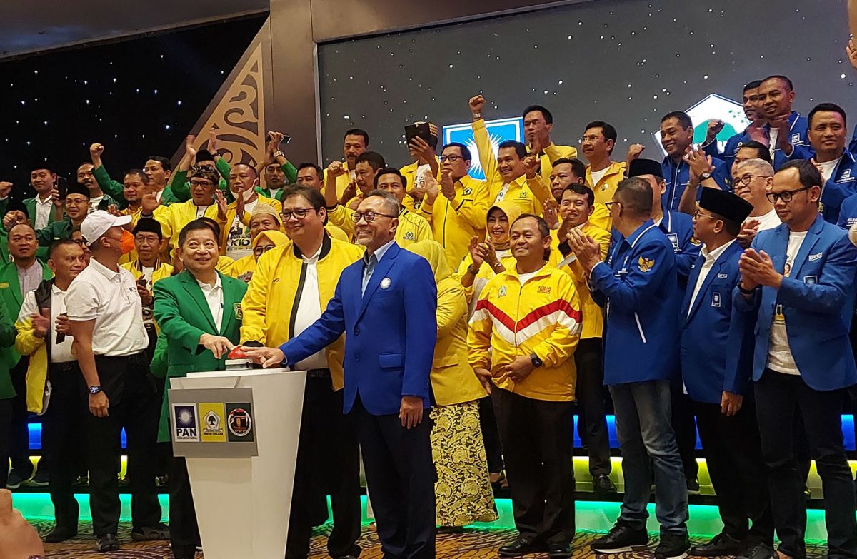  Silaturahmi Nasional Koalisi Indonesia Bersatu (KIB) di Surabaya