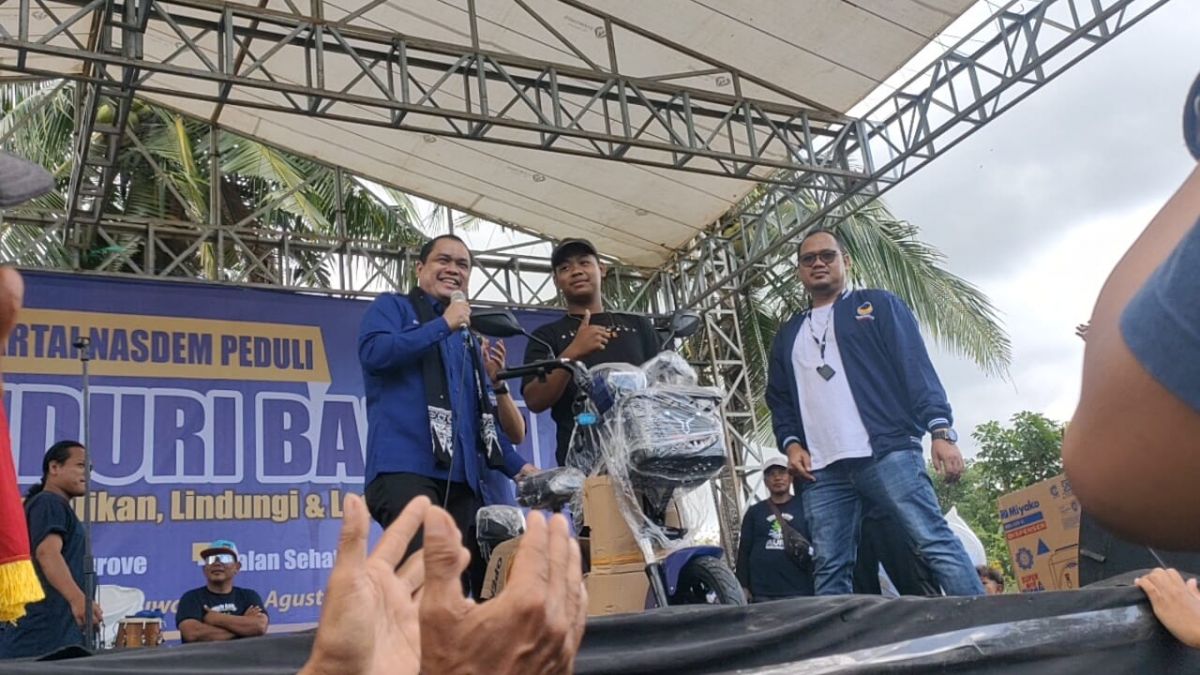 Partai NasDem Jatim juga menyediakan sepeda listrik dan hadiah manarik lainnya