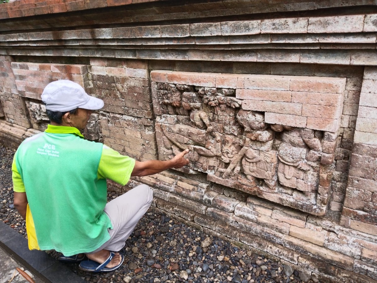 Candi Mirigambar Tulungagung Menyimpan Kisah Panji Dan Udang Bawa Senjata